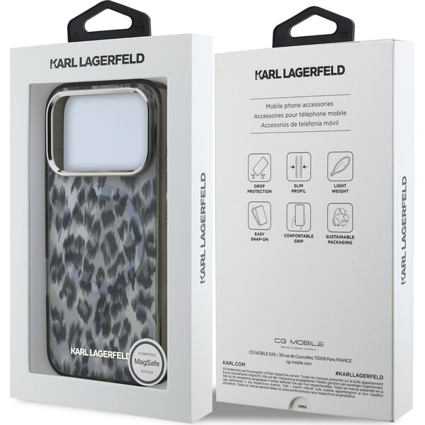 Karl-Lagerfeld-IML-Leopard-MagSafe-Zadni-Kryt-pro-iPhone-17-Pro-sedy