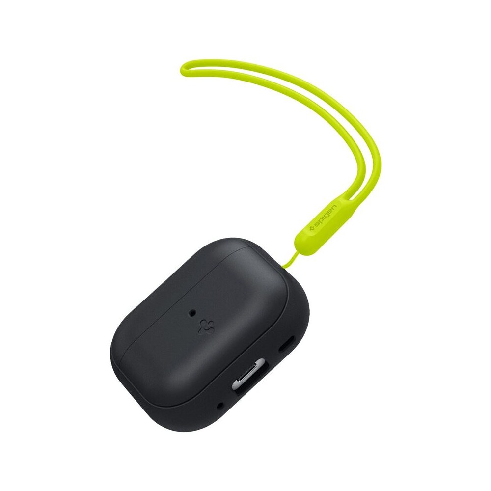 Spigen-Silicone-Fit-pouzdro-s-poutkem-Apple-AirPods-Pro-2nd-Gen-cerne-limetkove