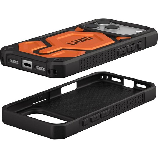 UAG-Monarch-Pro-MagSafe-Kevlar-kryt-iPhone-17-Pro-oranzovy