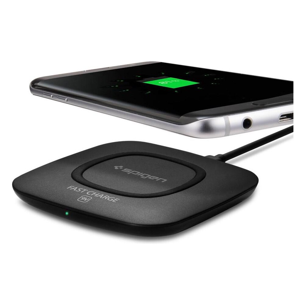 Spigen-Essential-F301W-bezdratova-nabijecka-cerna