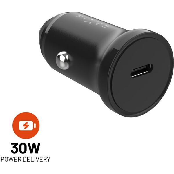 FIXED-autonabijecka-s-USB-C-vystupem-a-podporou-PD-30W-cerna