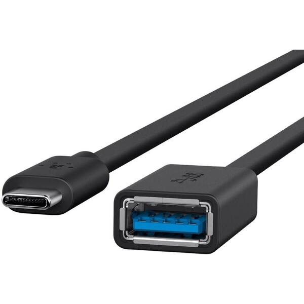 Belkin-USB-C-USB-A-redukce-0-15m-cerna