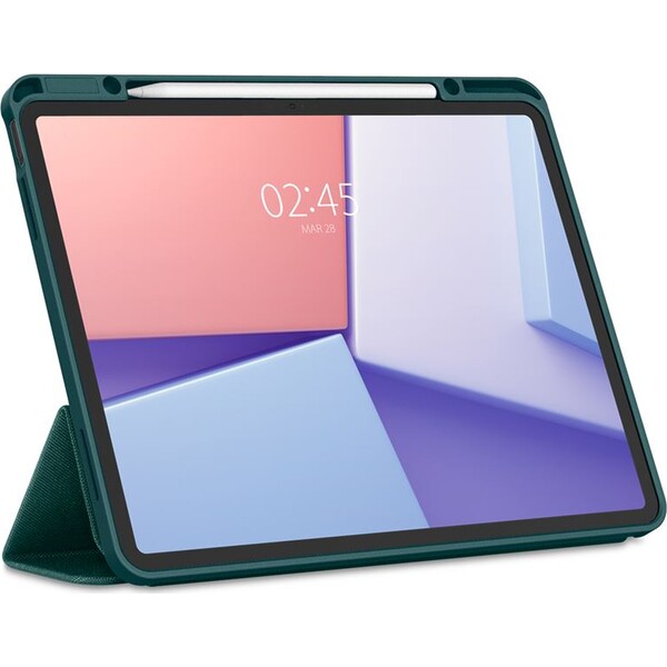Spigen-Urban-Fit-pouzdro-iPad-Air-13-2024-2026-pulnocne-zelene
