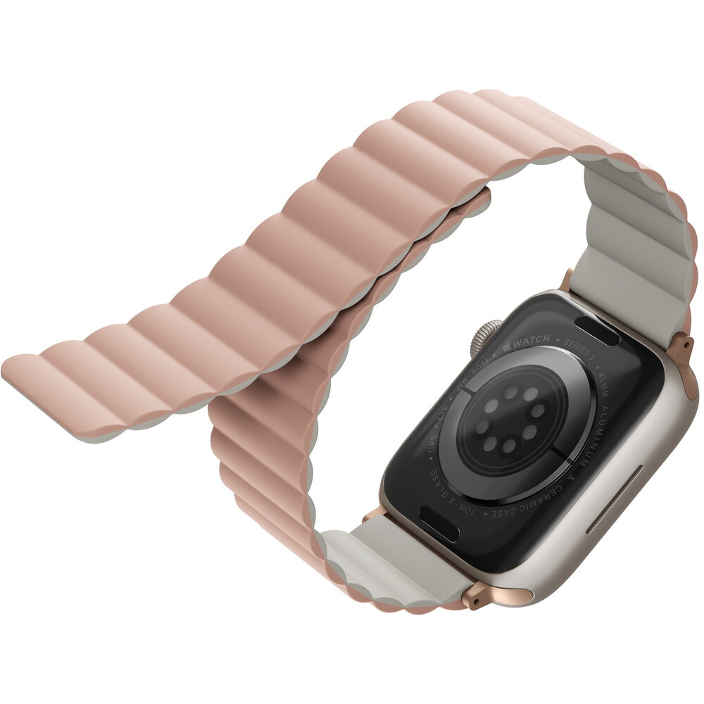 UNIQ-Revix-oboustranny-reminek-pro-Apple-Watch-42-41-40-38mm-Blush-ruzovy-bezovy-