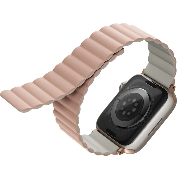 UNIQ Revix oboustranný řemínek pro Apple Watch 42/41/40/38mm Blush (růžový/béžový) - Řemínky - Obrázek 1DHMF00101