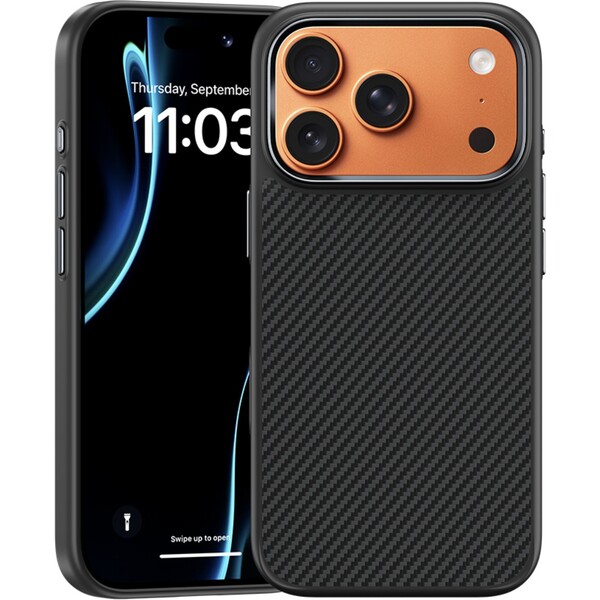 Benks-ArmorPro-600D-Kevlar-MagSafe-kryt-iPhone-17-Pro-Black