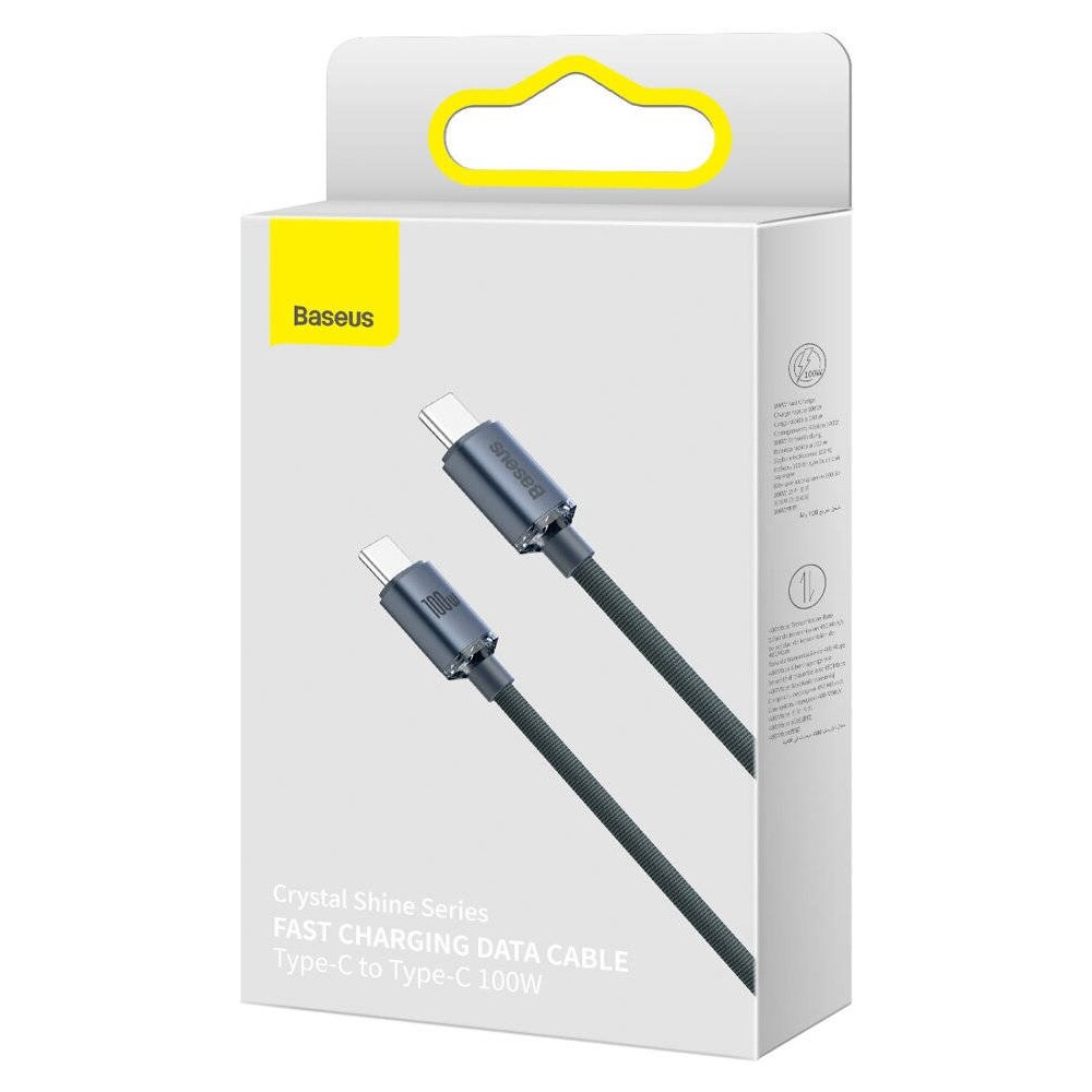 Baseus-Crystal-Shine-USB-C-USB-C-napajeci-kabel-100W-2m-cerny