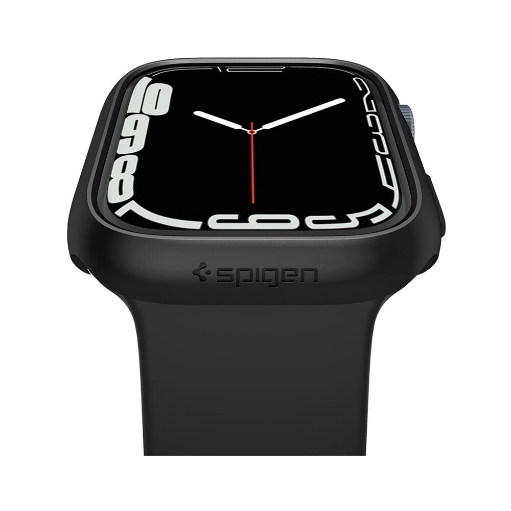 Spigen-Thin-Fit-pouzdro-Apple-Watch-9-8-7-41mm-cerne