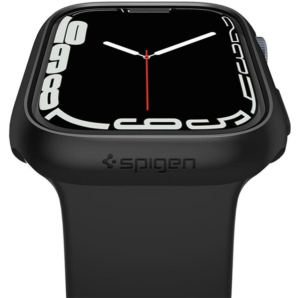 Spigen-Thin-Fit-pouzdro-Apple-Watch-9-8-7-41mm-cerne