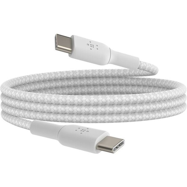 Belkin-BOOST-Charge-Braided-USB-C-USB-C-napajeci-kabel-60W-0-15m-bily