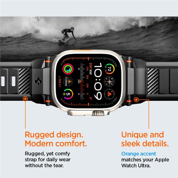 Spigen-Rugged-Ultra-Band-reminek-Apple-Watch-49-46-45-44-42mm-matne-cerny