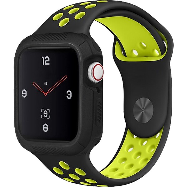 UNIQ-Proteger-odolne-pouzdro-Apple-Watch-Series-4-5-6-SE-44mm-matne-cerne