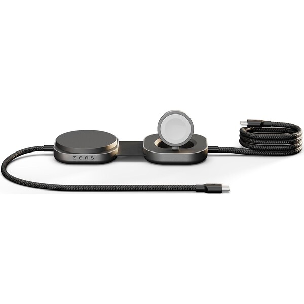 ZENS-USB-C-C-Pro-3-MagSafe-Qi2-3v1-nabijecka-s-USB-C-kabelem-140W-cerna
