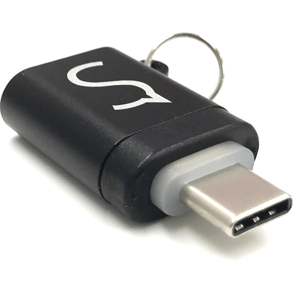 iWant-USB-C-USB-3-redukce-na-klice-cerna