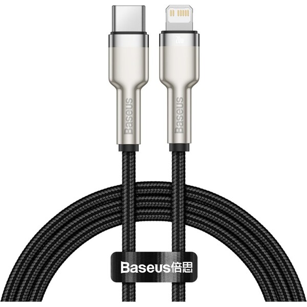 Baseus-Cafule-USB-C-Lightning-napajeci-kabel-20W-1m-cerny