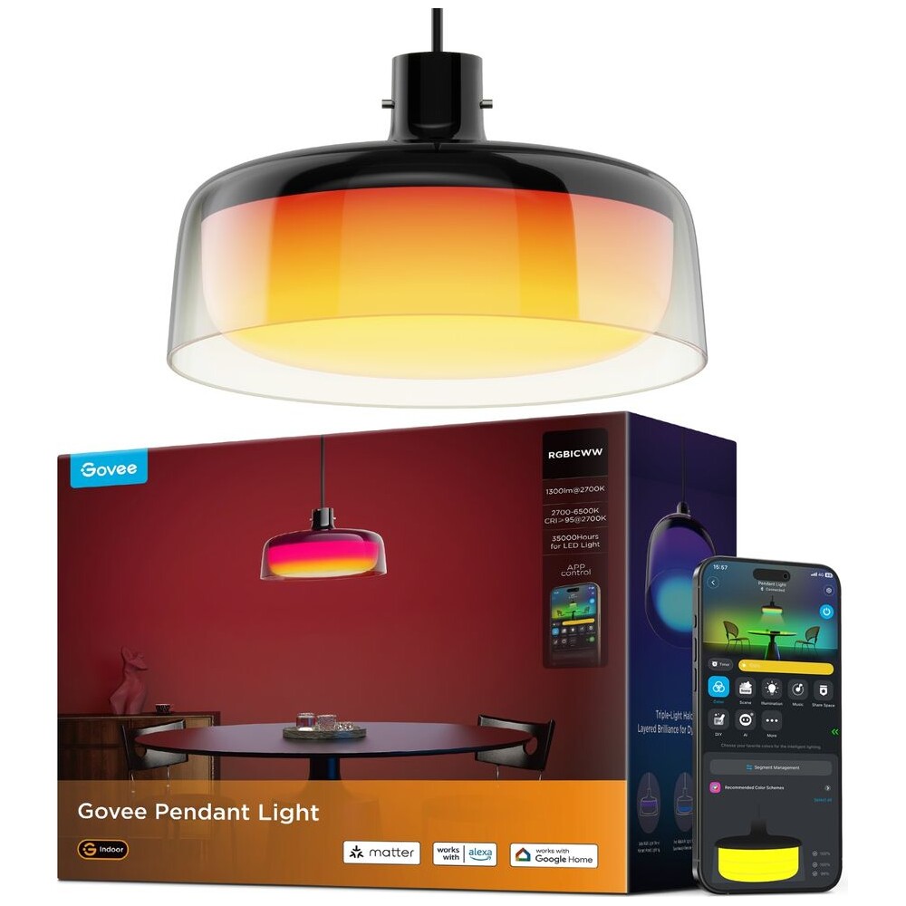 Govee-Pendant-Light-RGBICWW-zavesna-lampa-Matter