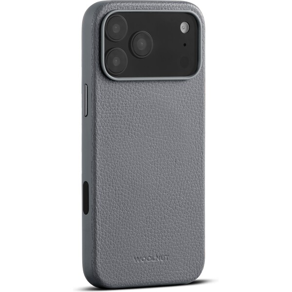 Woolnut-MagSafe-kozeny-kryt-iPhone-17-Pro-Max-sedy