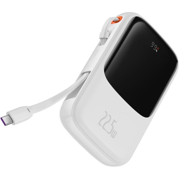Baseus-Qpow-Pro-10000mAh-22-5W-s-kabelem-USB-C-bila