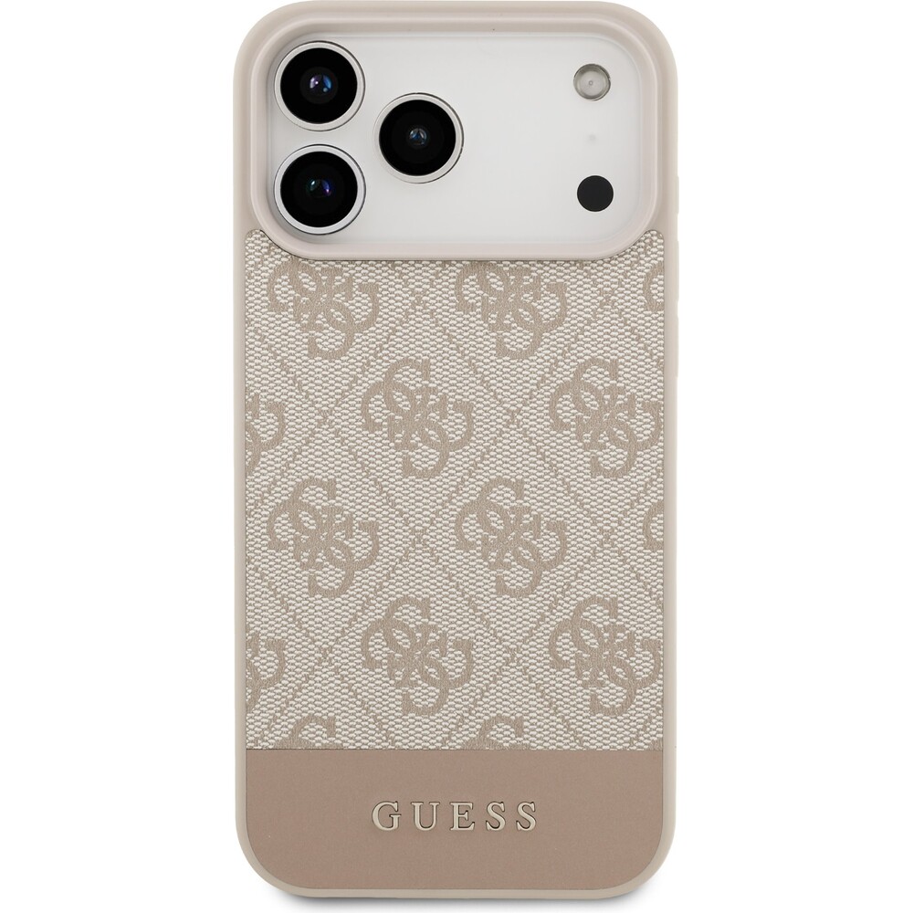 Guess-PU-4G-Stripe-Zadni-Kryt-pro-iPhone-17-Pro-Max-ruzovy
