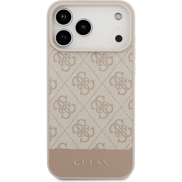 Guess-PU-4G-Stripe-Zadni-Kryt-pro-iPhone-17-Pro-Max-ruzovy