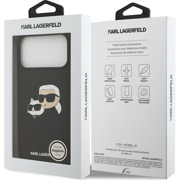 Karl-Lagerfeld-Liquid-Silicone-Double-Heads-MagSafe-kryt-iPhone-17-Pro-Max-cerny