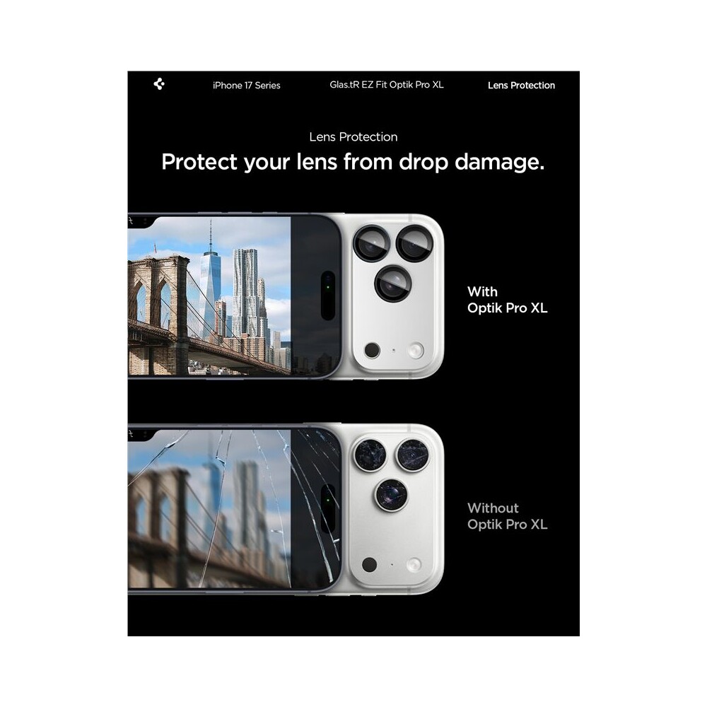 Spigen-Glass-tR-EZ-Fit-Optik-Pro-XL-sklo-na-fotoaparat-iPhone-17-Pro-stribrne