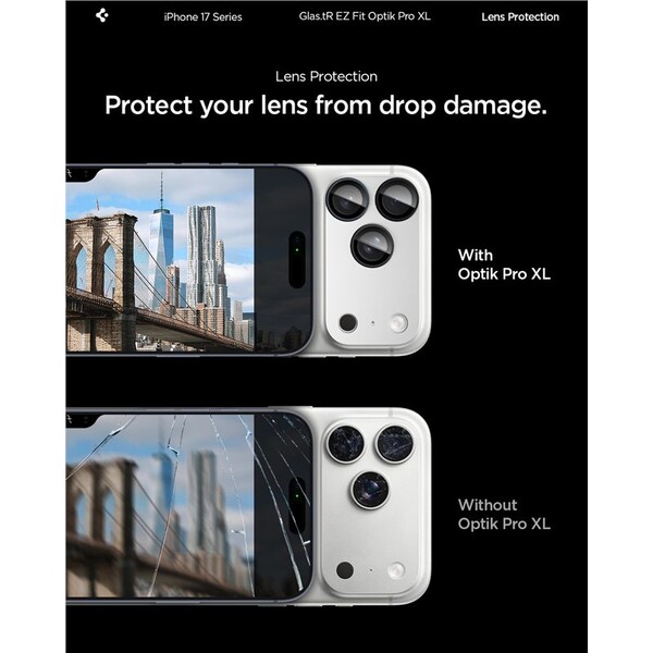 Spigen-Glass-tR-EZ-Fit-Optik-Pro-XL-sklo-na-fotoaparat-iPhone-17-Pro-stribrne