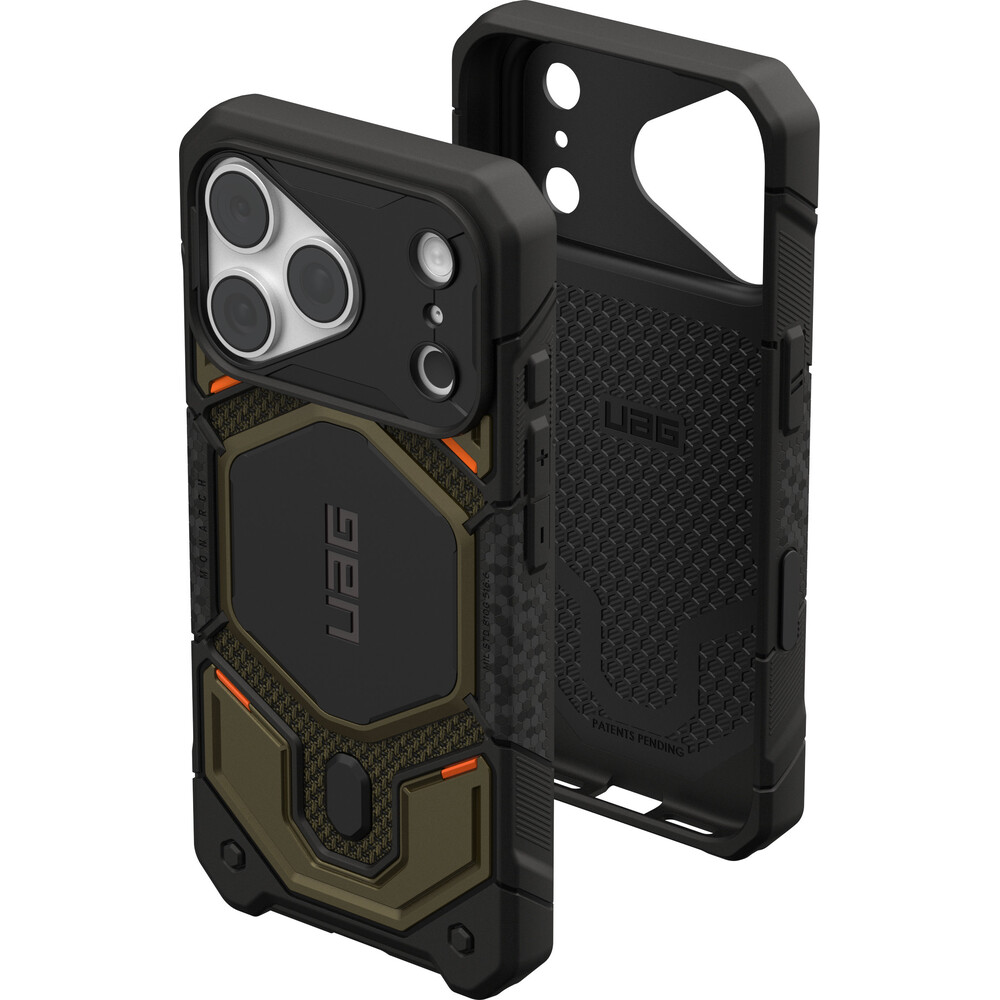 UAG-Monarch-Pro-MagSafe-Kevlar-kryt-iPhone-18-Pro-17-Pro-zeleny