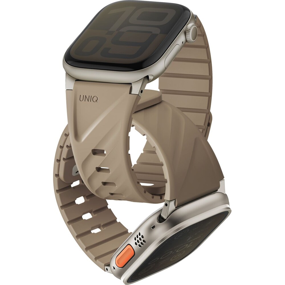 UNIQ-Fluo-Magneticky-reminek-pro-Apple-Watch-49-40mm-Soft-Sand