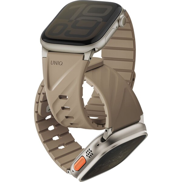 UNIQ-Fluo-Magneticky-reminek-pro-Apple-Watch-49-40mm-Soft-Sand
