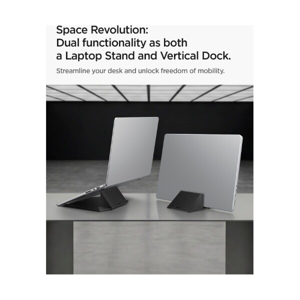 Spigen-Slim-Fold-Laptop-Stand-Vertical-Dock-stojanek-cerny