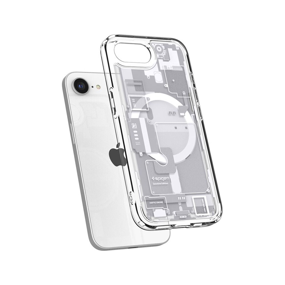 Spigen-Ultra-Hybrid-MagSafe-kryt-iPhone-17e-16e-zero-one-white