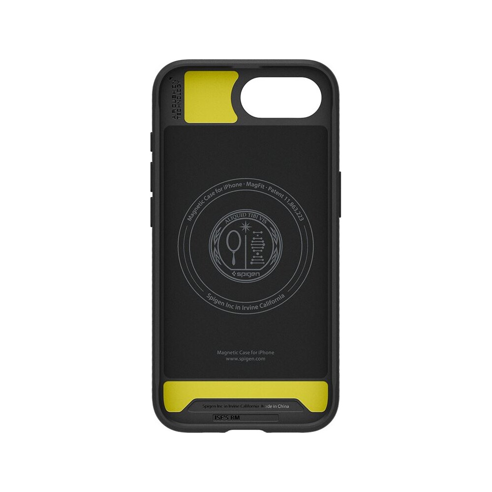 Spigen-Rugged-Armor-MagSafe-kryt-iPhone-17e-16e-matne-cerny