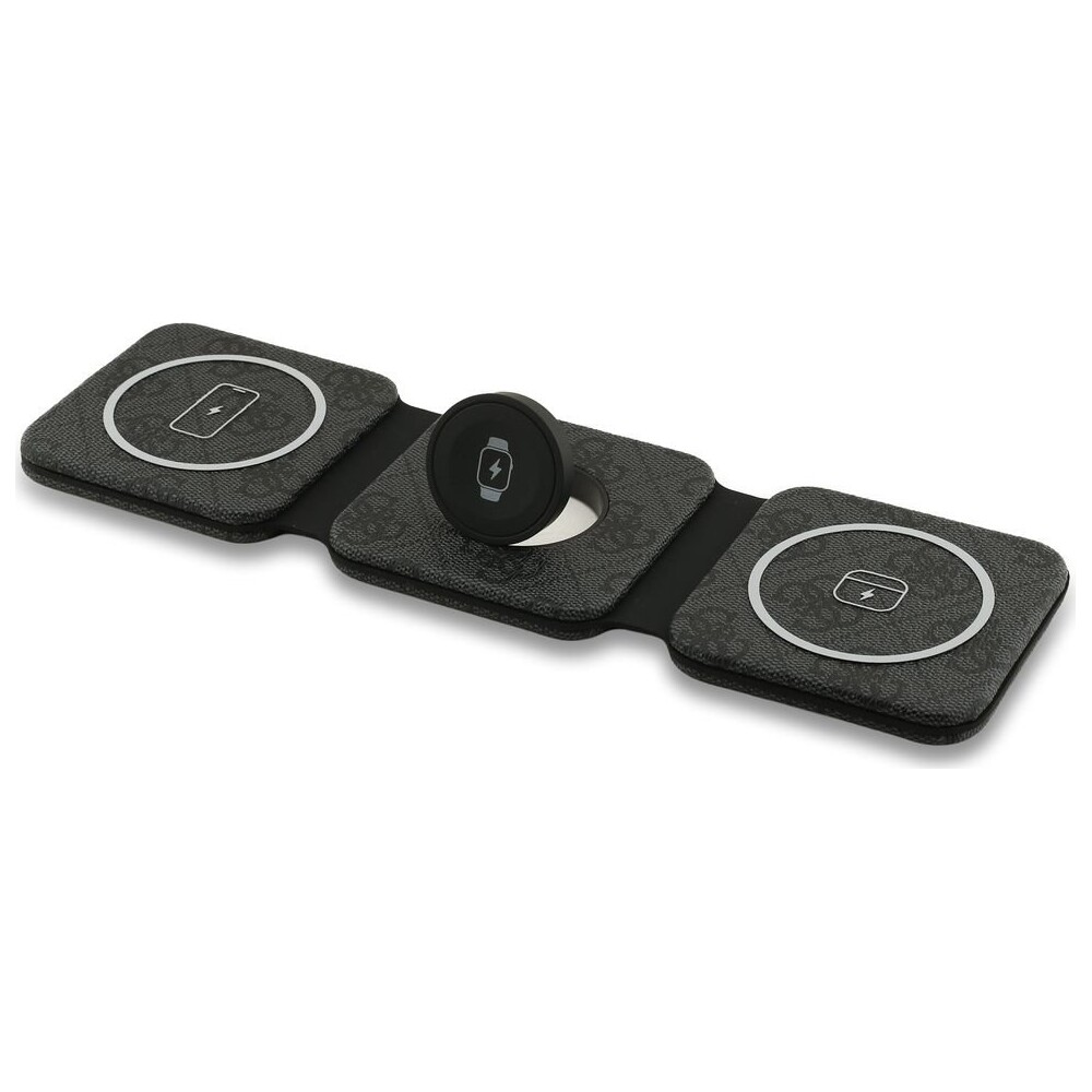 Guess-PU-4G-MagSafe-bezdratova-nabijecka-3v1-cerna