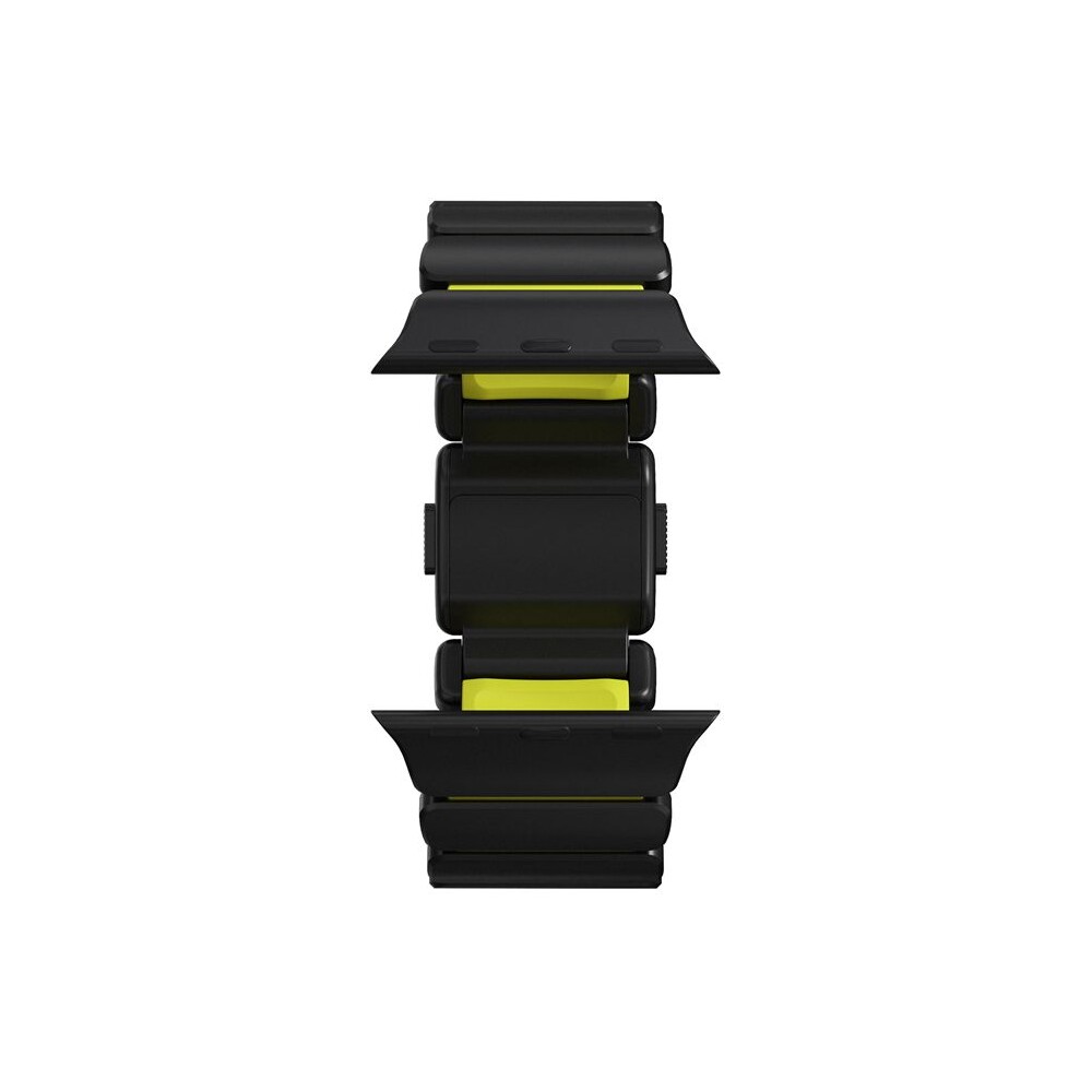Nomad-Stratos-Band-FKM-reminek-Apple-Watch-45-46-49mm-Black-Titanium-Volt