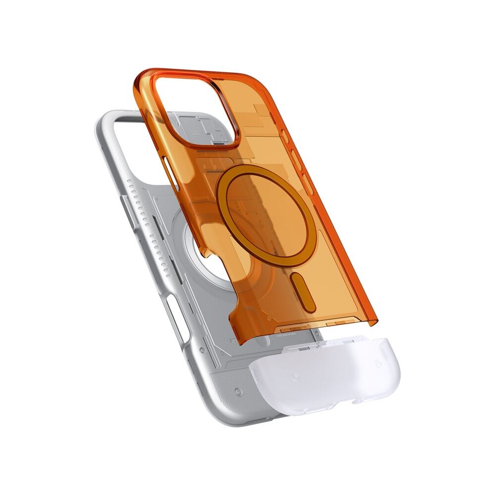 Spigen-Classic-C1-MagSafe-kryt-iPhone-16-Pro-tangerine