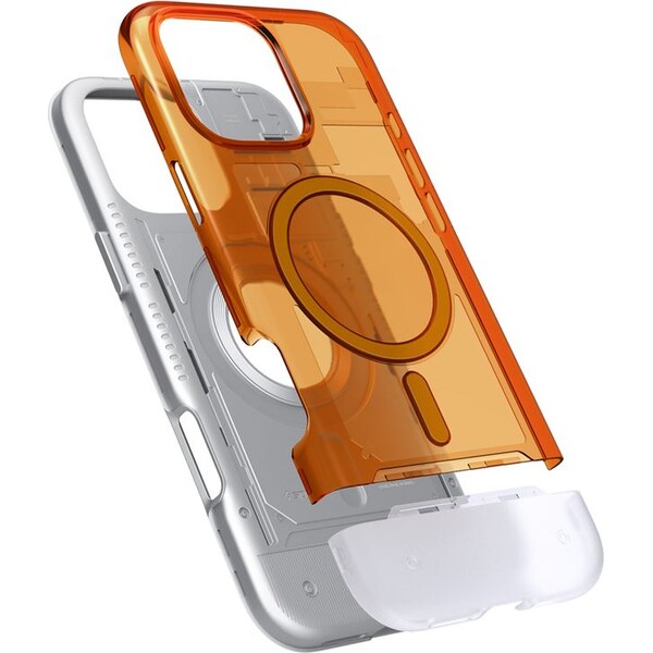 Spigen-Classic-C1-MagSafe-kryt-iPhone-16-Pro-tangerine