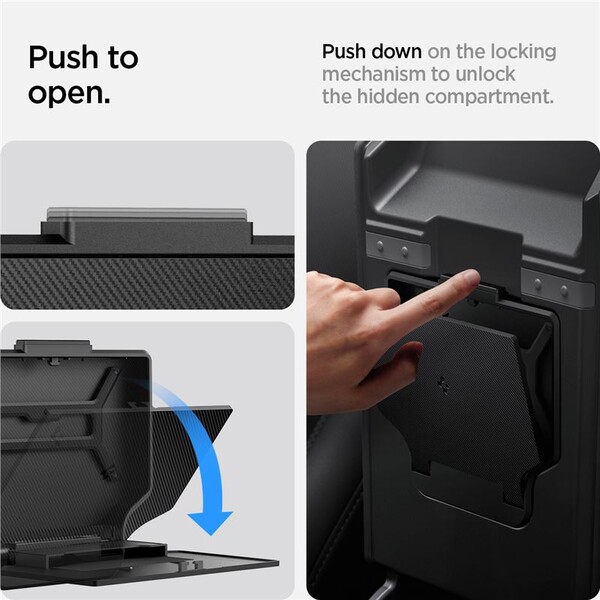 Spigen-Center-Console-Organizer-Hidden-Storage-Box-Tesla-Model-3-2024-cerny