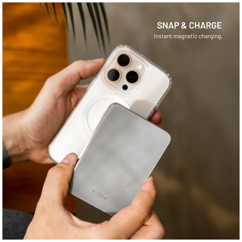 FIXED-MagZen-10-Crystal-MagSafe-Qi2-powerbanka-10000mAh-titanova