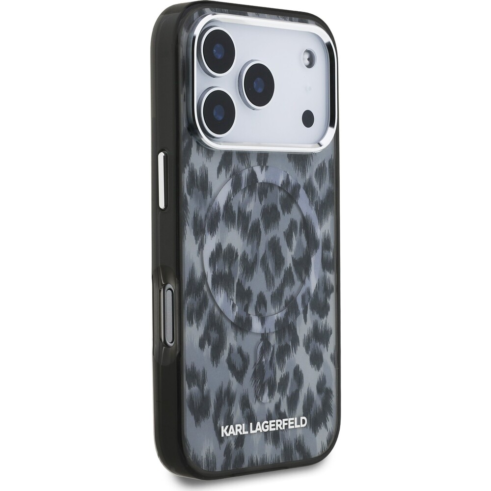 Karl-Lagerfeld-IML-Leopard-MagSafe-Zadni-Kryt-pro-iPhone-17-Pro-sedy