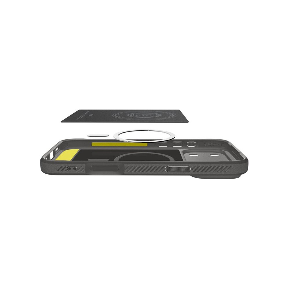 Spigen-Rugged-Armor-MagSafe-kryt-iPhone-17-Pro-gray