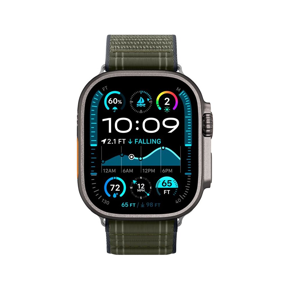 Spigen-Fabric-Band-reminek-hook-and-loop-Apple-Watch-49-46-45-44mm-zeleny