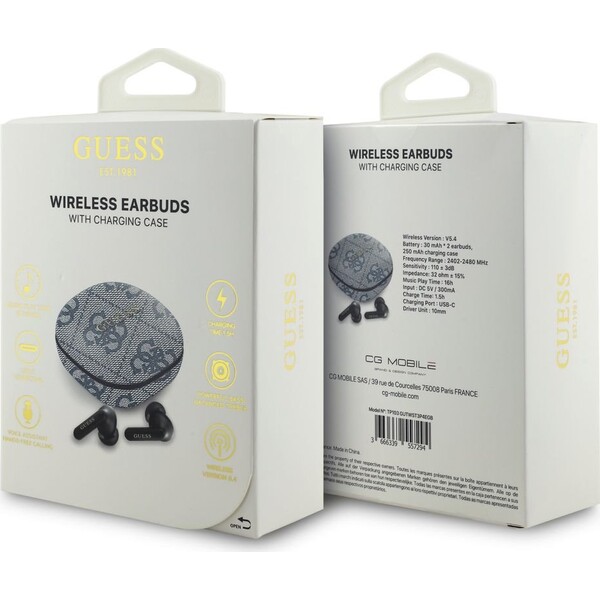 Guess-PU-4G-Metal-Logo-ENC-TWS-bezdratova-sluchatka-modra
