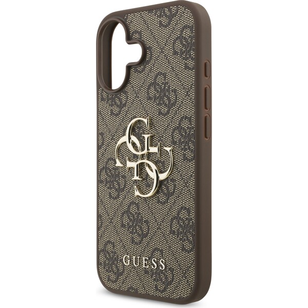Guess-PU-4G-Metal-Logo-kryt-iPhone-17-hnedy