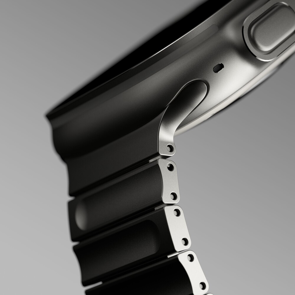 Aulumu-C01-Hi-Per-Titanium-Alloy-reminek-Apple-Watch-Ultra-Black