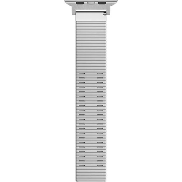 Spigen-Sleek-Link-reminek-Apple-Watch-49-46-45-44-42mm-stribrny