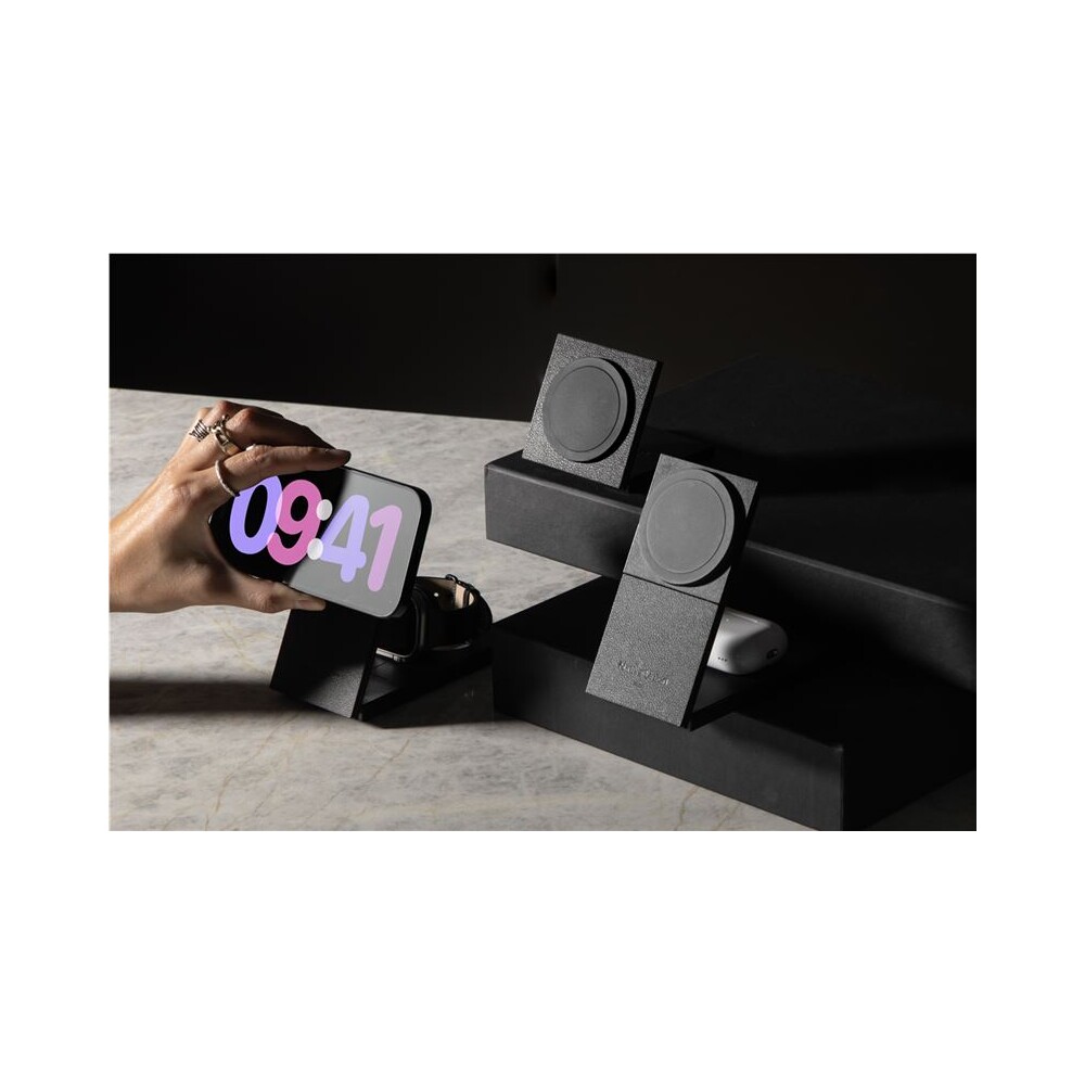 Native-Union-Rise-2v1-Qi2-MagSafe-bezdratova-nabijecka-cerna