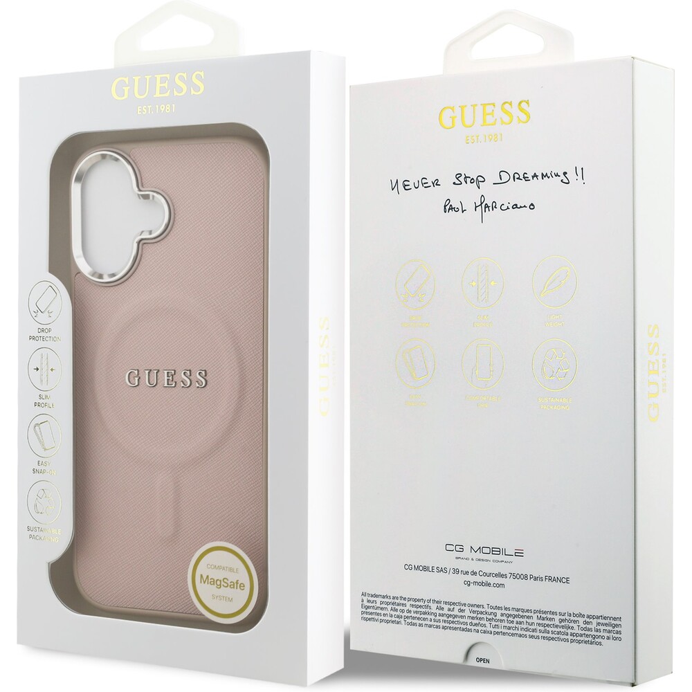 Guess-PU-Saffiano-MagSafe-kryt-iPhone-17-ruzovy
