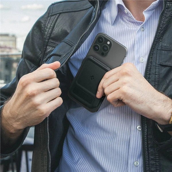 Spigen Lock Fit MagSafe Wallet peněženka černá - Peněženky - Obrázek 1ef8c572cca447feb28914a4db1129e0
