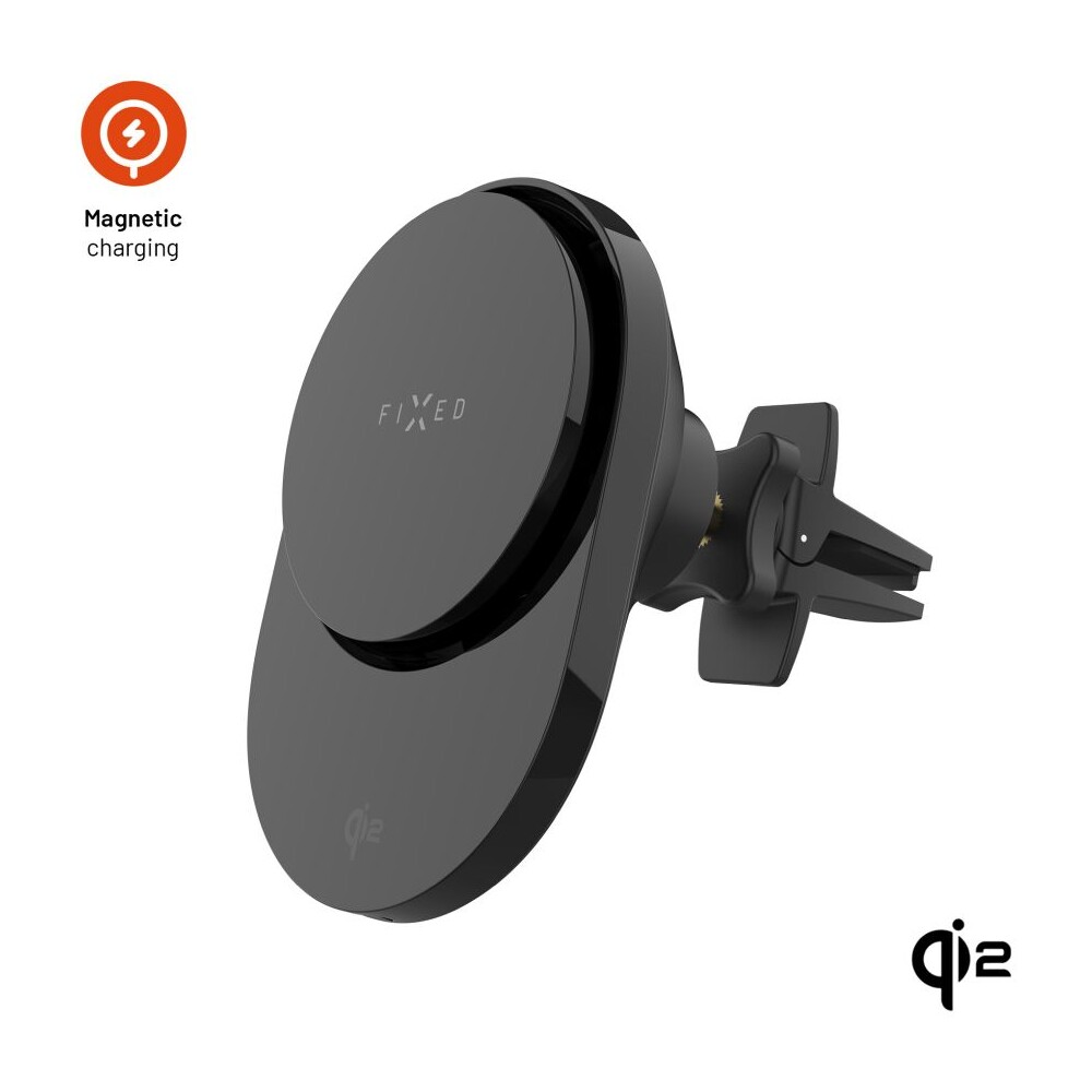 FIXED-MagAir-drzak-do-auta-s-MagSafe-a-Qi2-15W-cerny